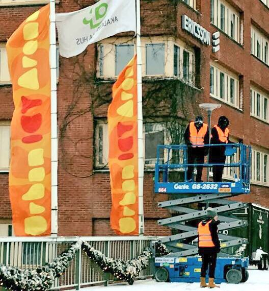 Flags in Kista
